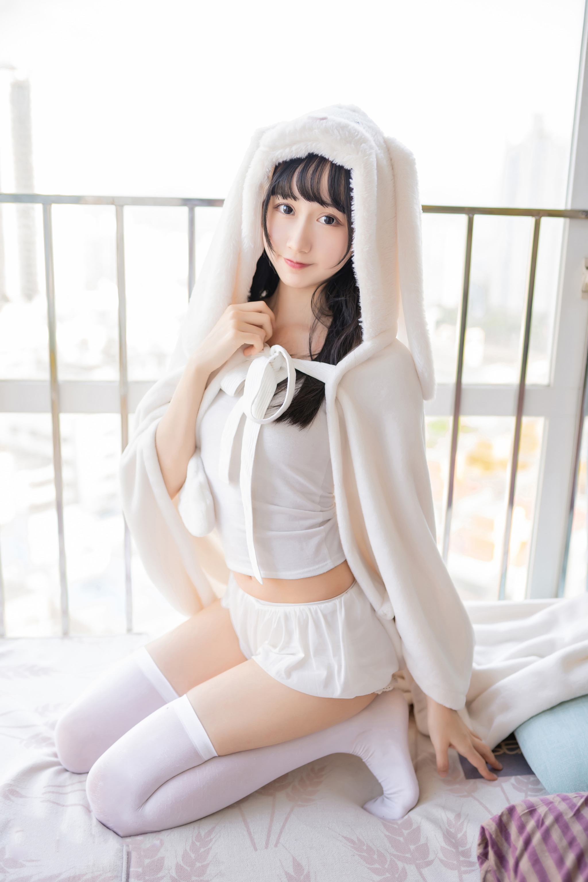 图片[1]-木棉棉 – NO.046 木绵绵OwO 浴巾兔子[42P]-XikXak